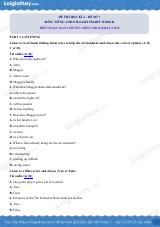 Đề thi học kì 2 Tiếng Anh 8 iLearn Smart World - Đề số 7